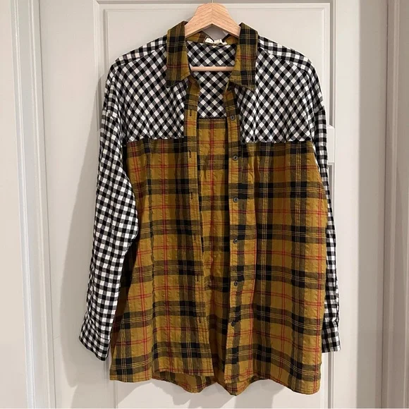 Promesa Reworked Style Graphic Flannel Size Small - Picture 2 of 5